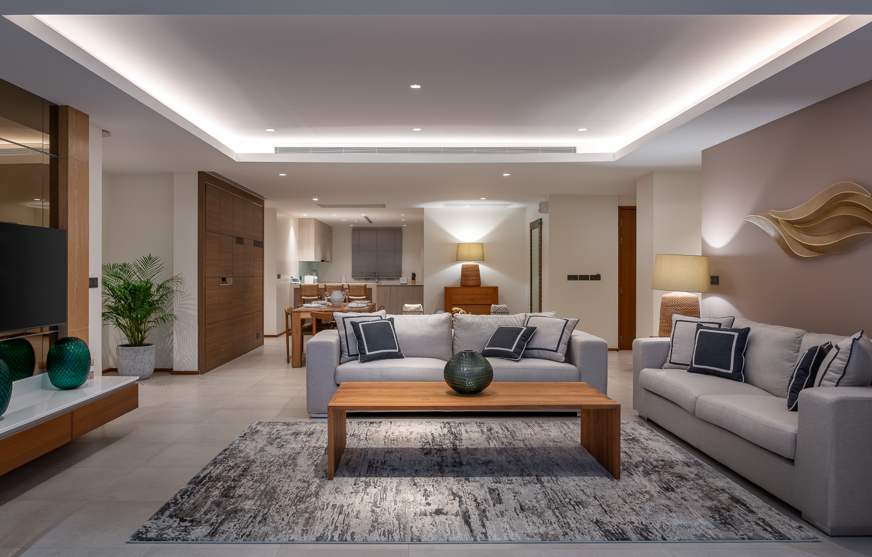 Photo of Interior design for luxury beachfront apartment in Angsana Beach Front 3